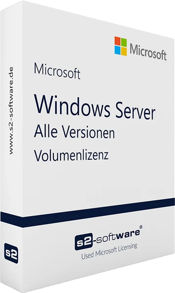 Produktbox s2-Software | Windows Server Volumenlizenz Produktbox s2-Software | Windows Server Volumenlizenz